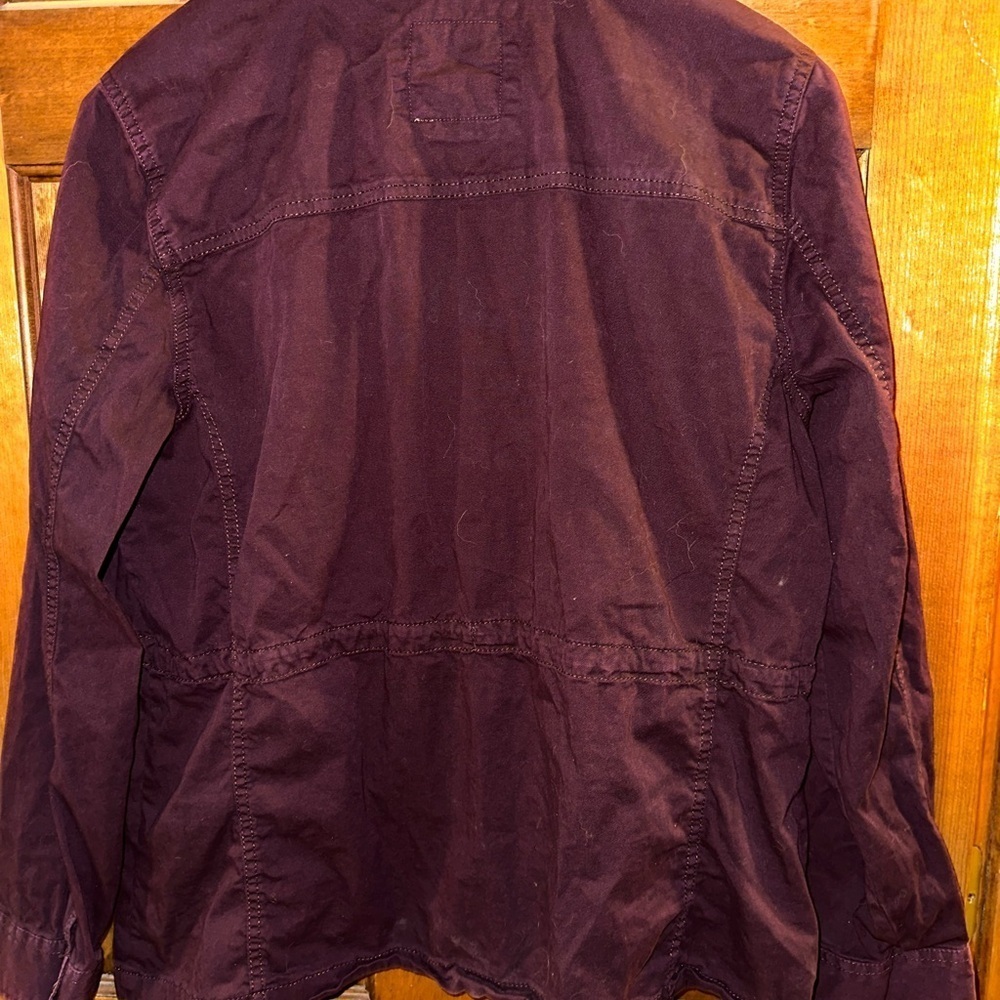 SONOMA zip Jacket Burgundy Women’s - Picture 2 of 3